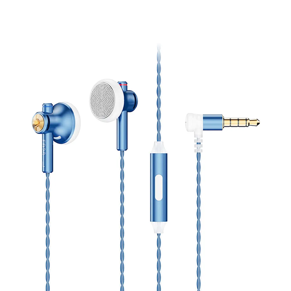 NiceHCK EB2S PRO Aluminum Alloy HIFI Wired Earbuds with Microphone,Flat-Head Audiophile 15.4mm Dynamic Unit  Earphone Ear buds Bass Headset With Silver Plated OCC Mixed Cable