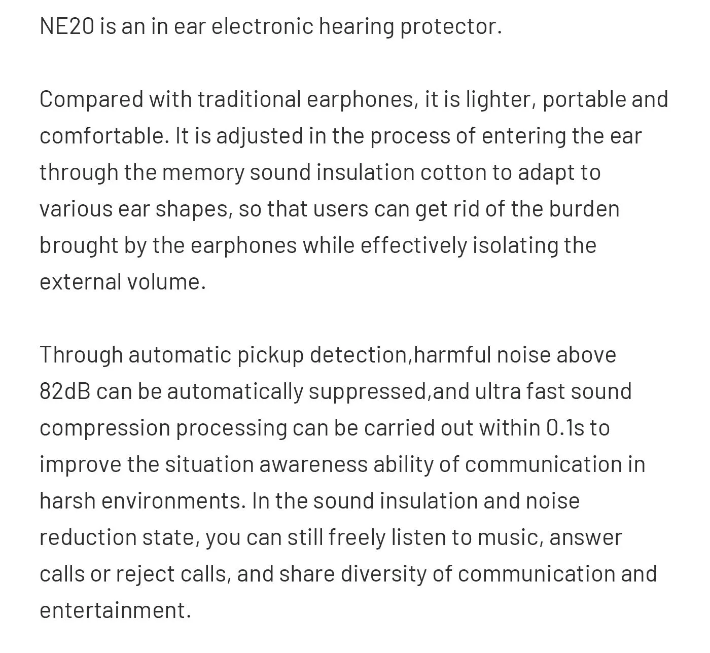 Nitecore NE20 Earbuds