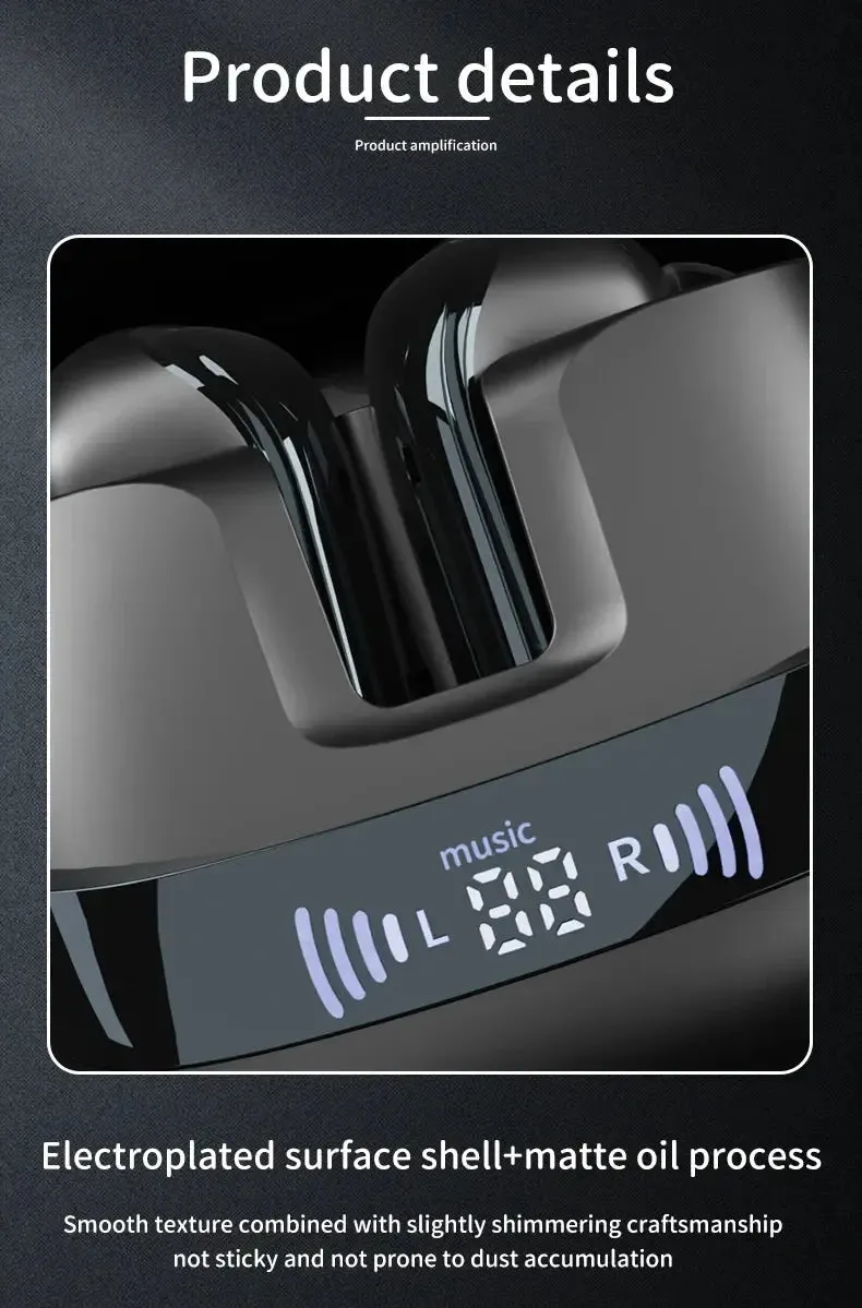 Original XIAOMI F8 Wireless Headphones Charging Bluetooth Headset Earbuds Noise Reduction Earphones Led Display Sport With Mic