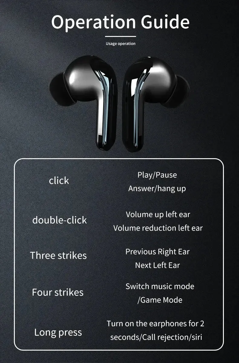 Original XIAOMI F8 Wireless Headphones Charging Bluetooth Headset Earbuds Noise Reduction Earphones Led Display Sport With Mic