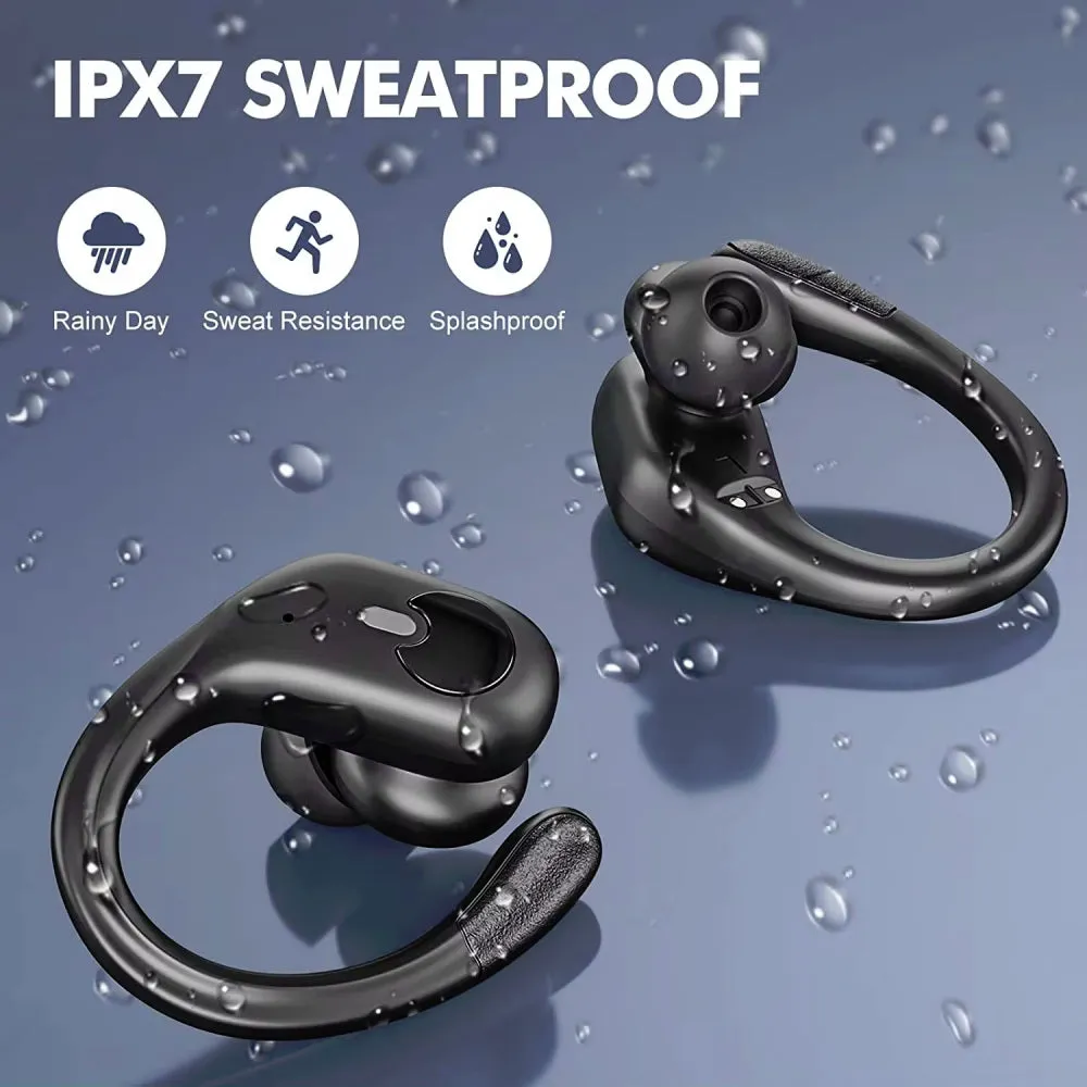 Over Ear Earbuds Earphones IPX7 Waterproof BX30 Sports Headphones