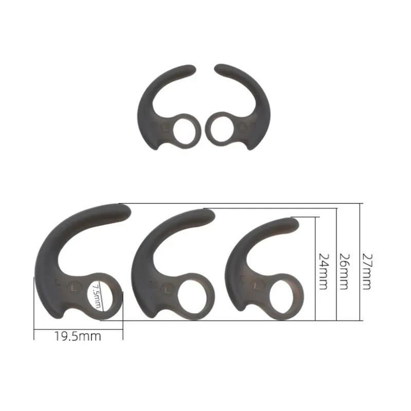 Pair of Soft Silicone Ear Pads Eartips Earphone Silicone case Ear Hook In-ear Earbuds for Sony MDR-XB50BS sp600n sp700n Ear tips