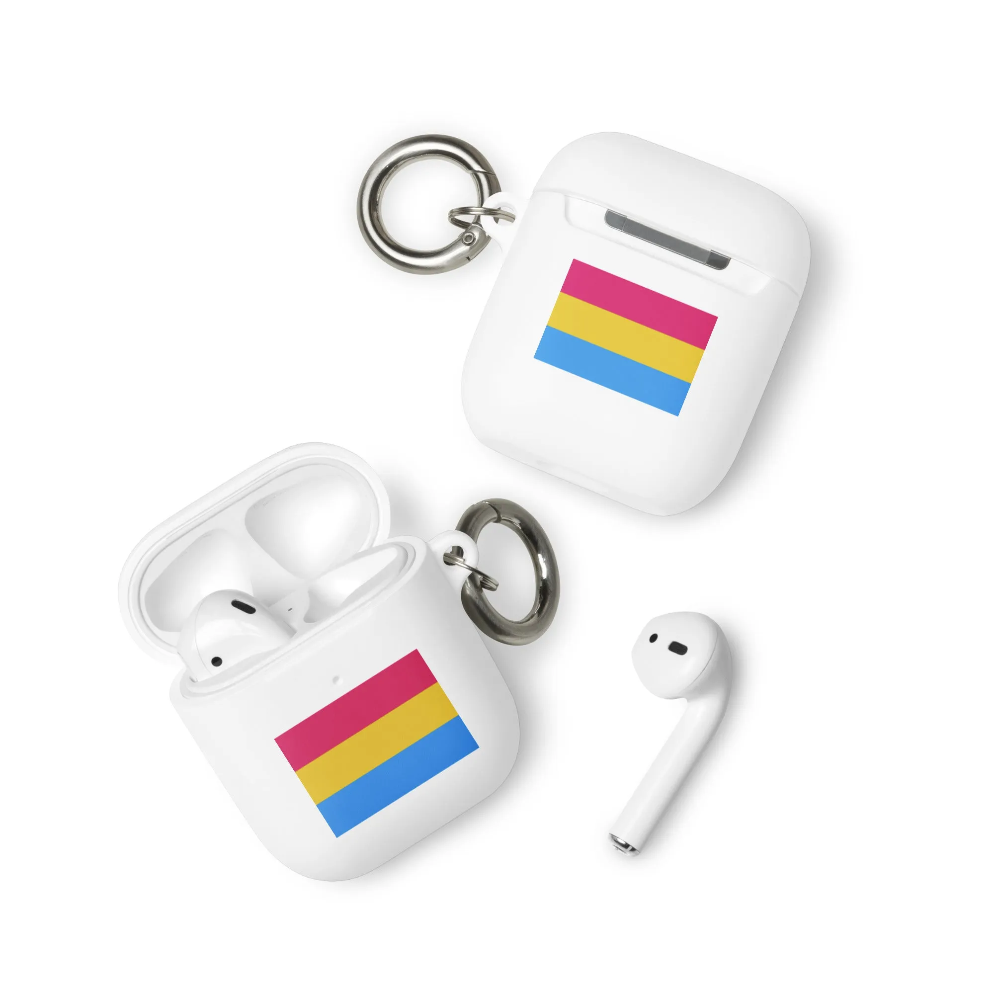 Pansexual Pan Pride Flag Rubber Case for Apple AirPods