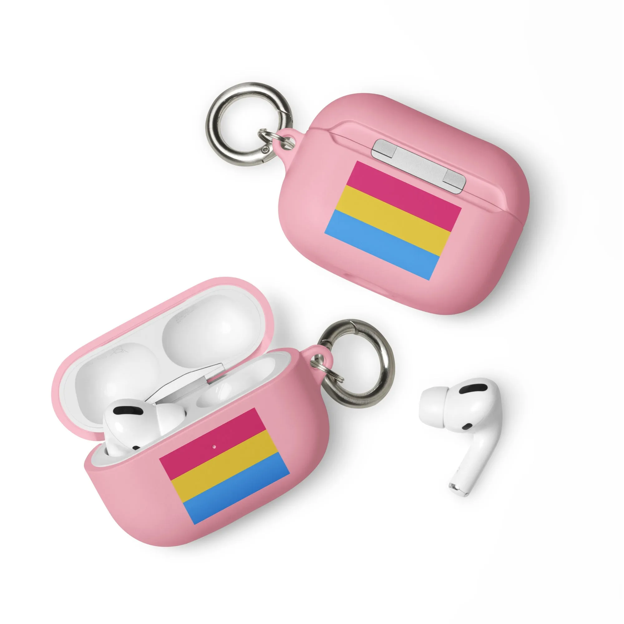 Pansexual Pan Pride Flag Rubber Case for Apple AirPods