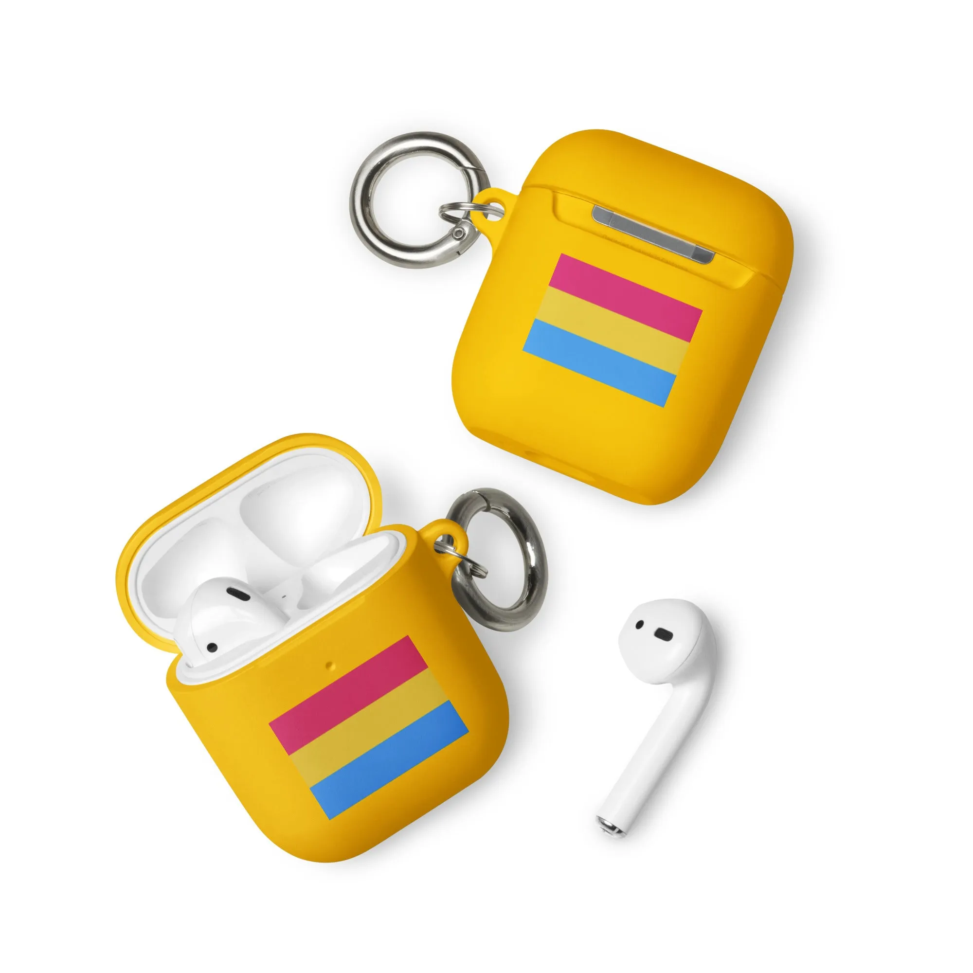 Pansexual Pan Pride Flag Rubber Case for Apple AirPods