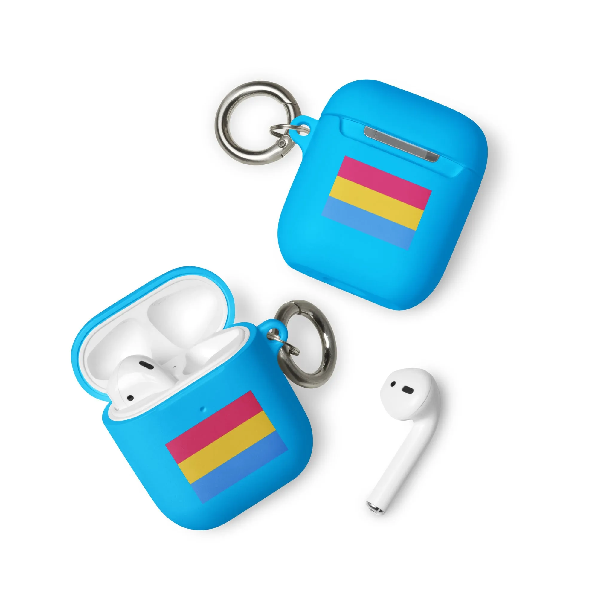 Pansexual Pan Pride Flag Rubber Case for Apple AirPods