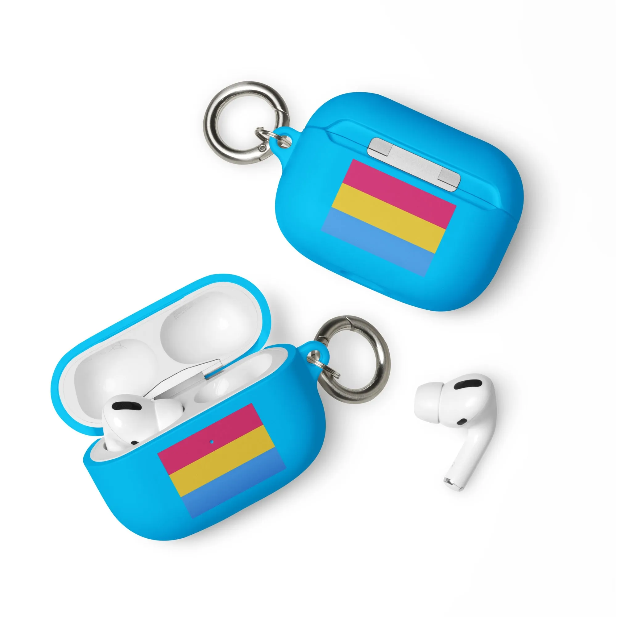 Pansexual Pan Pride Flag Rubber Case for Apple AirPods