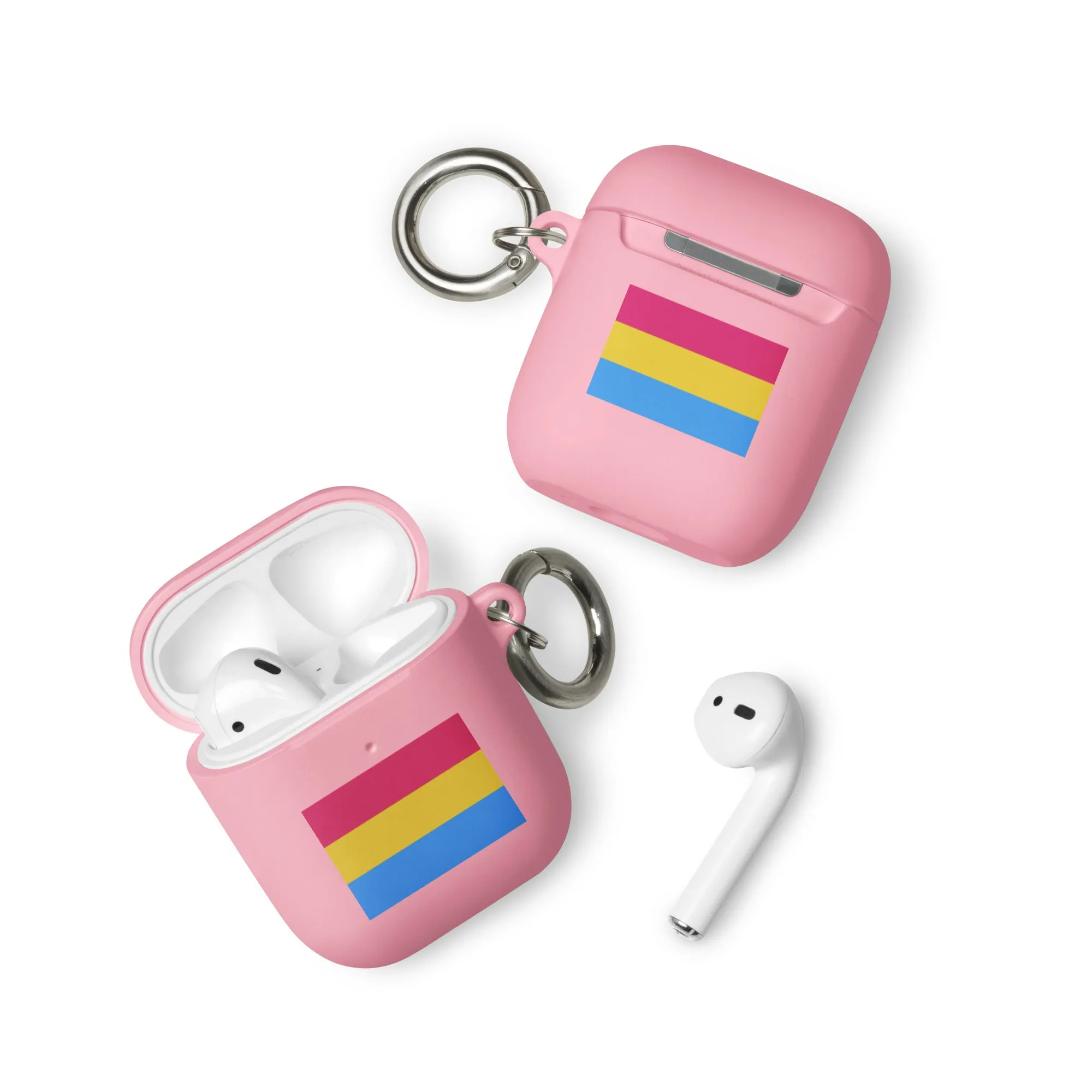 Pansexual Pan Pride Flag Rubber Case for Apple AirPods