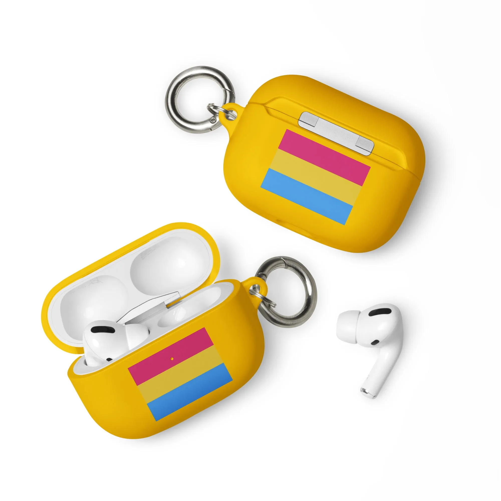 Pansexual Pan Pride Flag Rubber Case for Apple AirPods