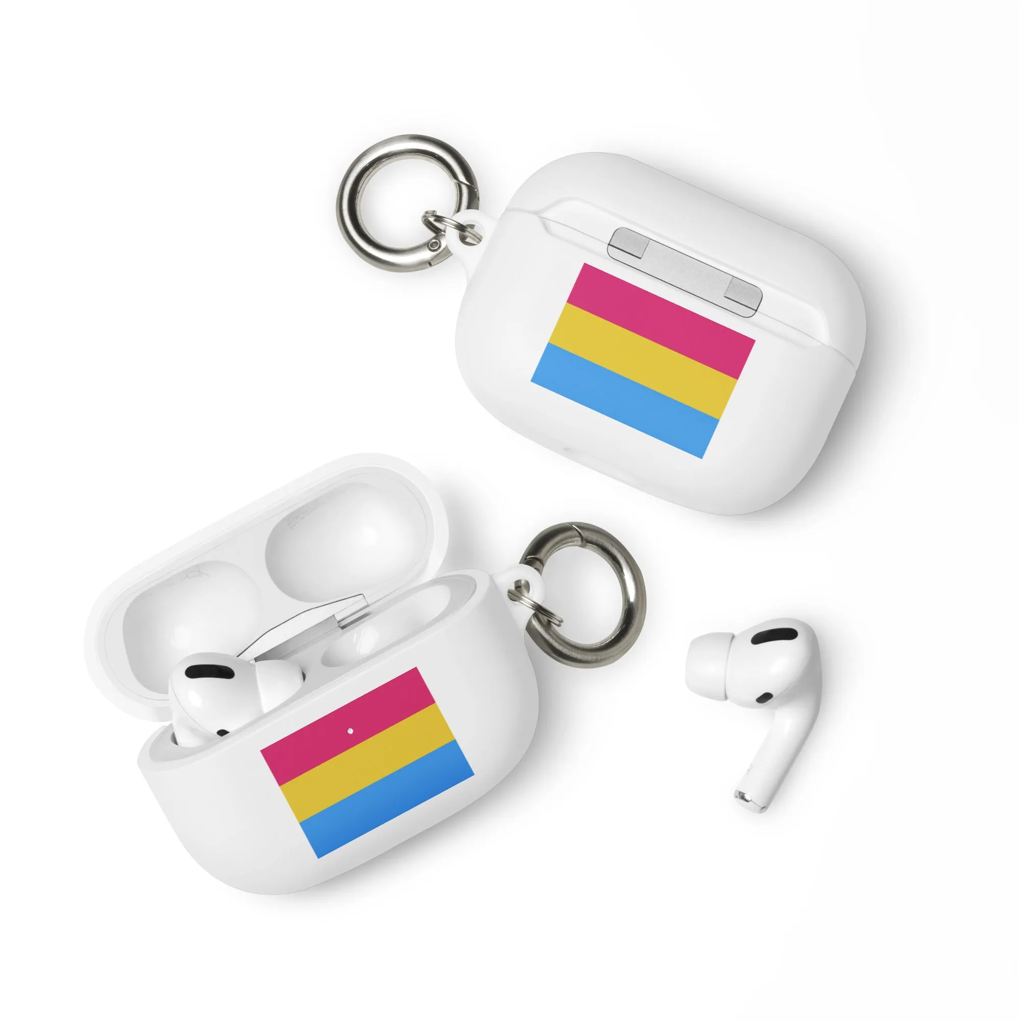 Pansexual Pan Pride Flag Rubber Case for Apple AirPods