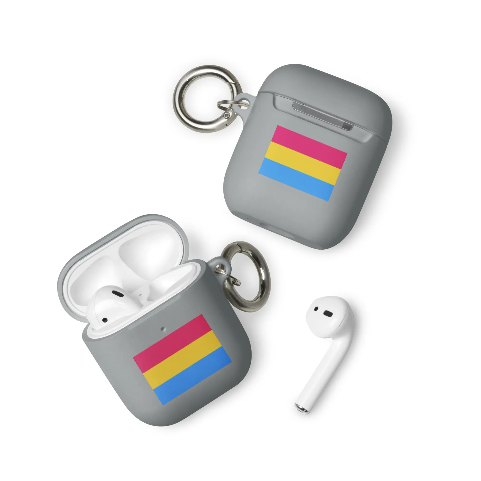 Pansexual Pan Pride Flag Rubber Case for Apple AirPods