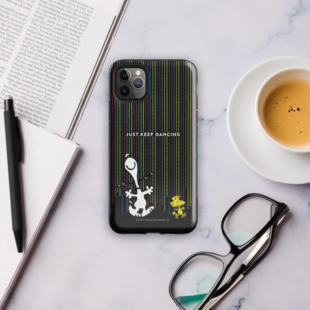 Peanuts Just Keep Dancing iPhone Case