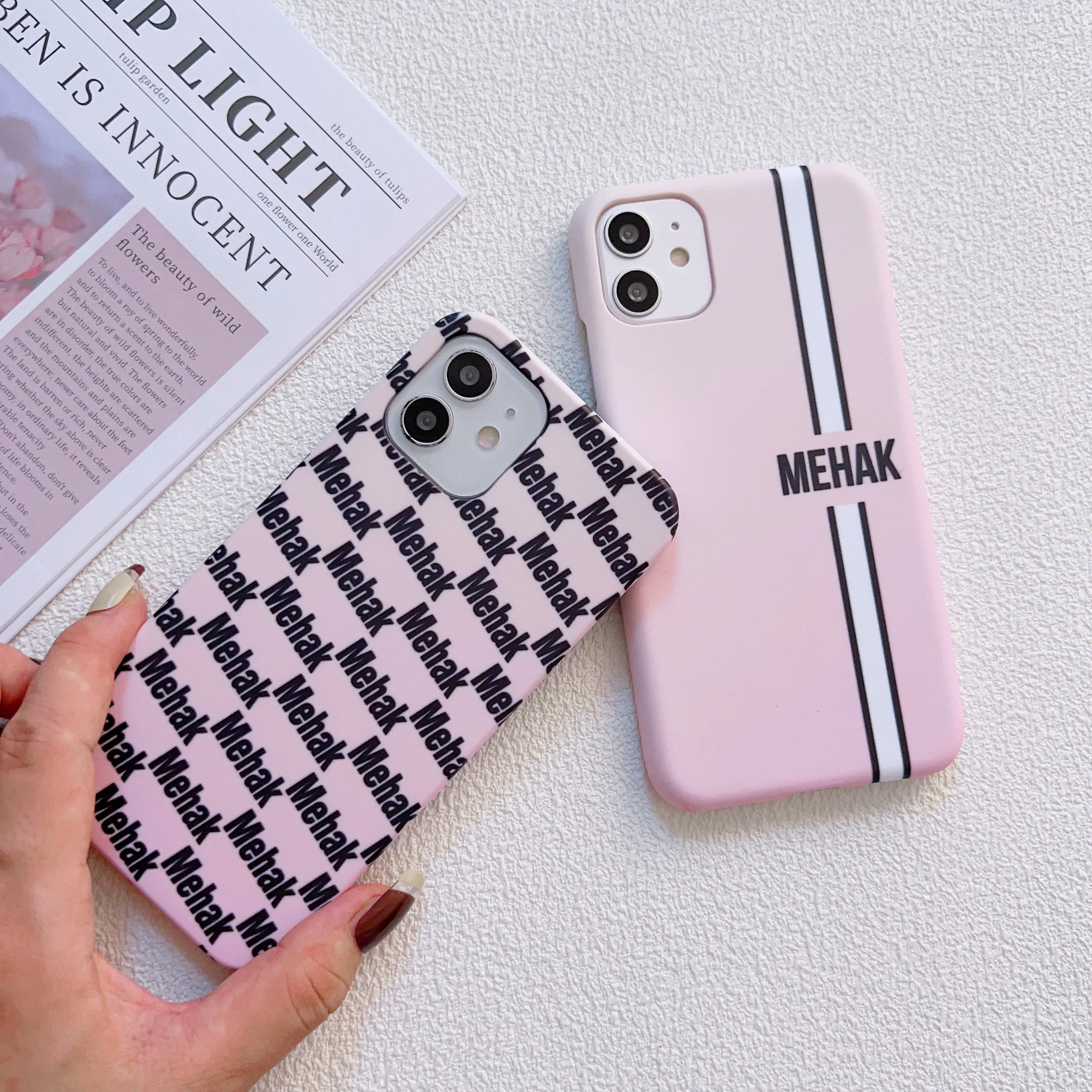 Pink Ombre Customised Slim Case