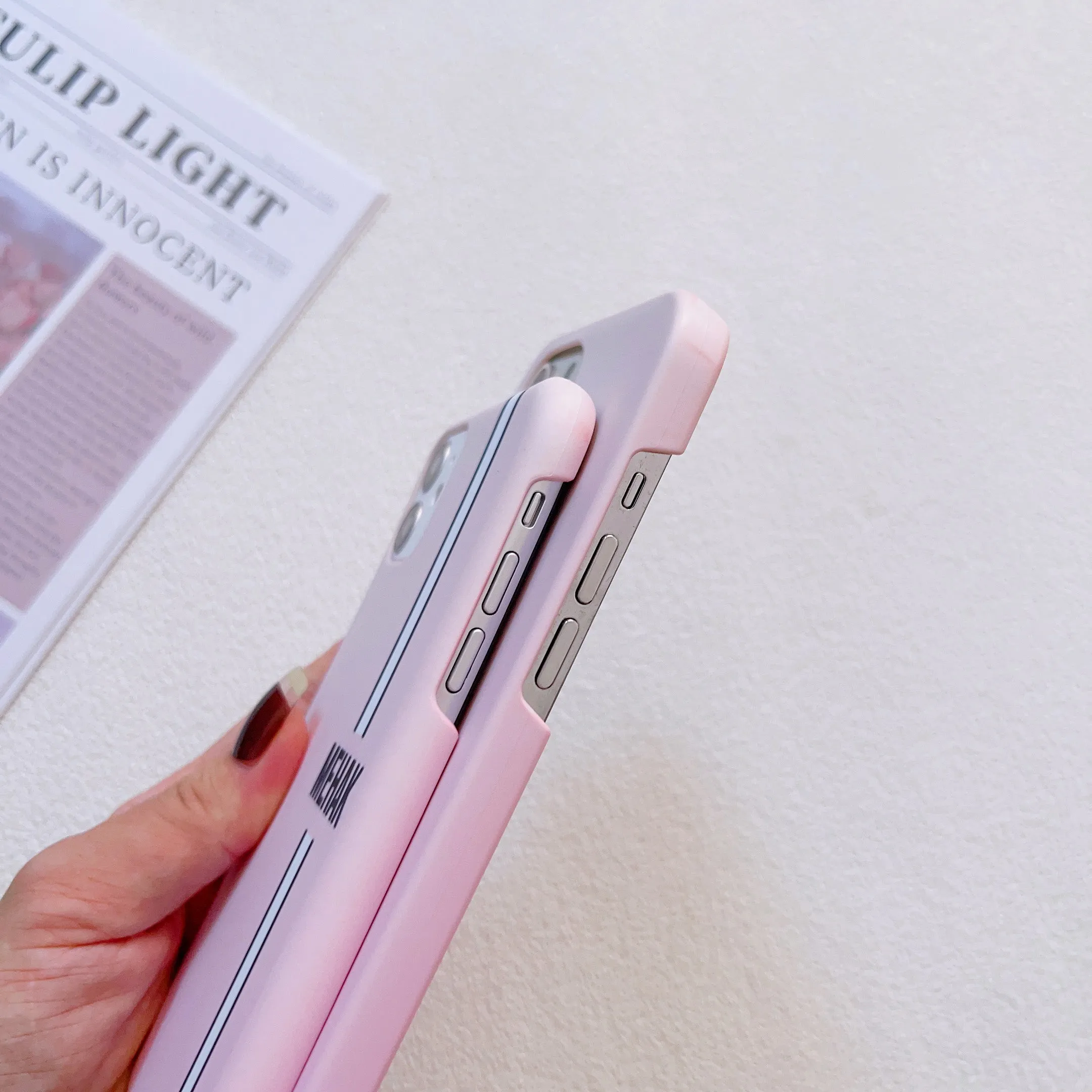 Pink Ombre Customised Slim Case