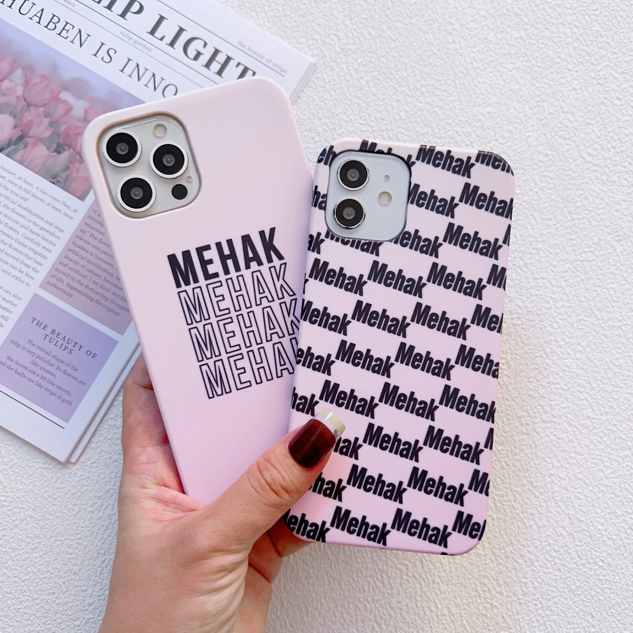 Pink Ombre Customised Slim Case