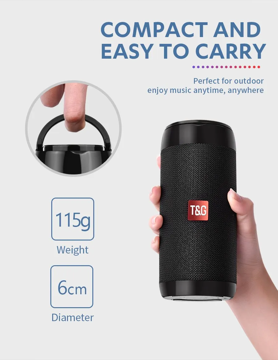 Portable Wireless Bluetooth Waterproof Speaker