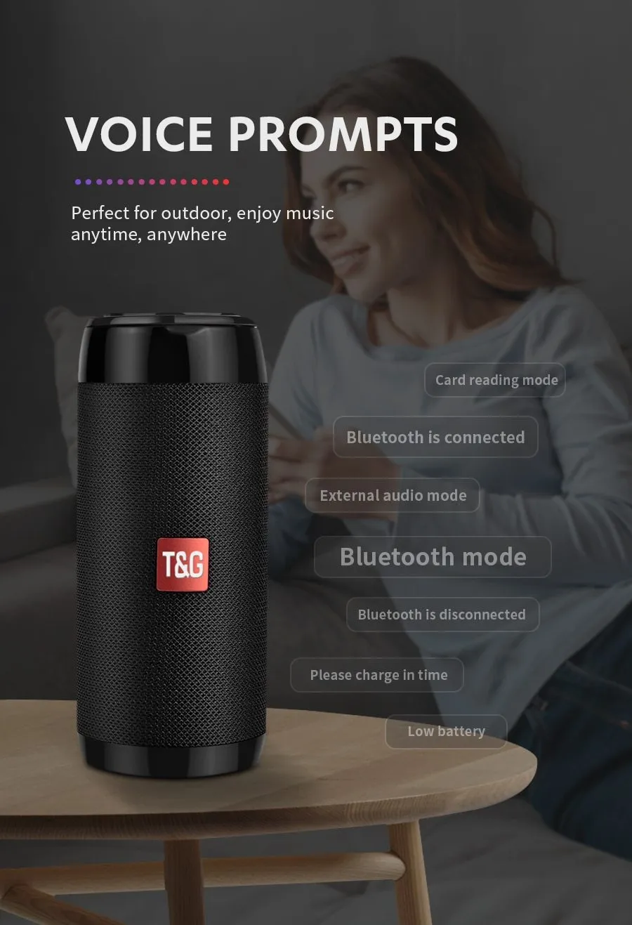 Portable Wireless Bluetooth Waterproof Speaker
