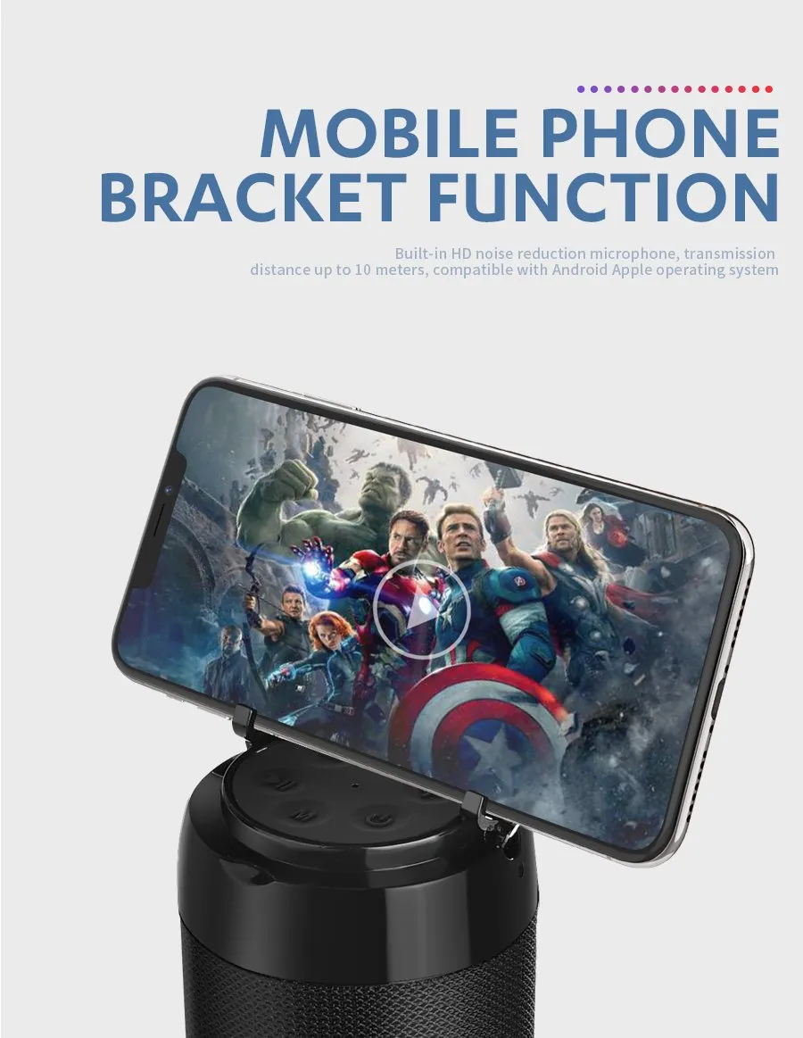 Portable Wireless Bluetooth Waterproof Speaker