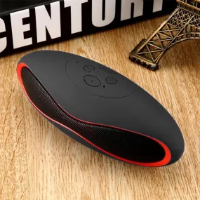 Portable Wireless Speaker/Sound System (with 3D Stereo Music Surround, TF, USB, Superbass, Bluetooth Football Shape)