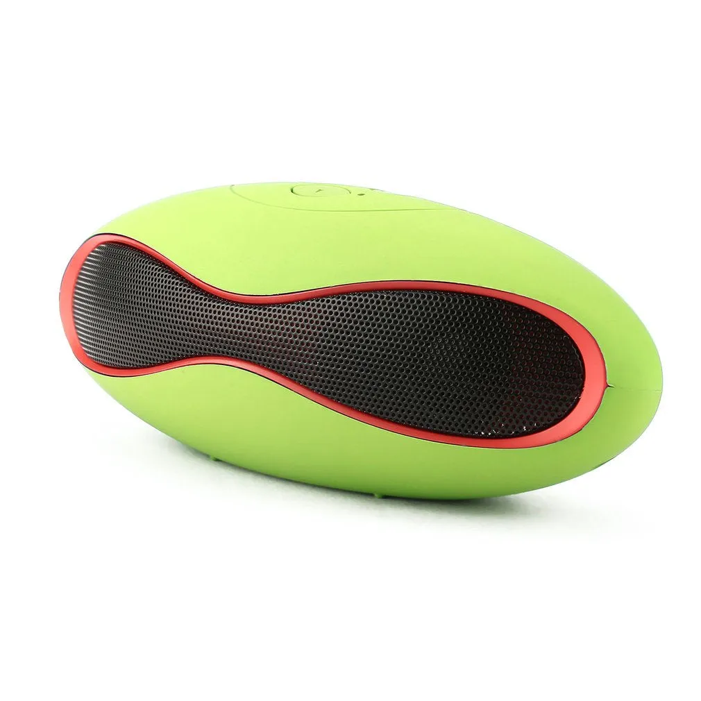 Portable Wireless Speaker/Sound System (with 3D Stereo Music Surround, TF, USB, Superbass, Bluetooth Football Shape)