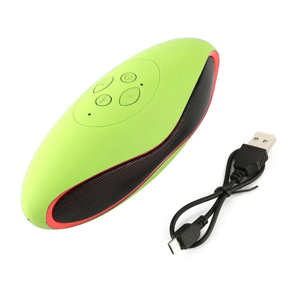 Portable Wireless Speaker/Sound System (with 3D Stereo Music Surround, TF, USB, Superbass, Bluetooth Football Shape)