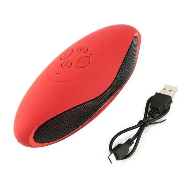 Portable Wireless Speaker/Sound System (with 3D Stereo Music Surround, TF, USB, Superbass, Bluetooth Football Shape)