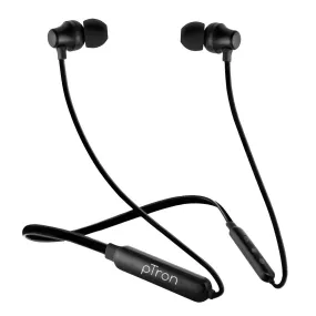 pTron Tangent Lite Bluetooth 5.0 Wireless Headphones with Hi-Fi Stereo Sound Magnetic Earbuds, Voice Assistant & Mic - (Black)