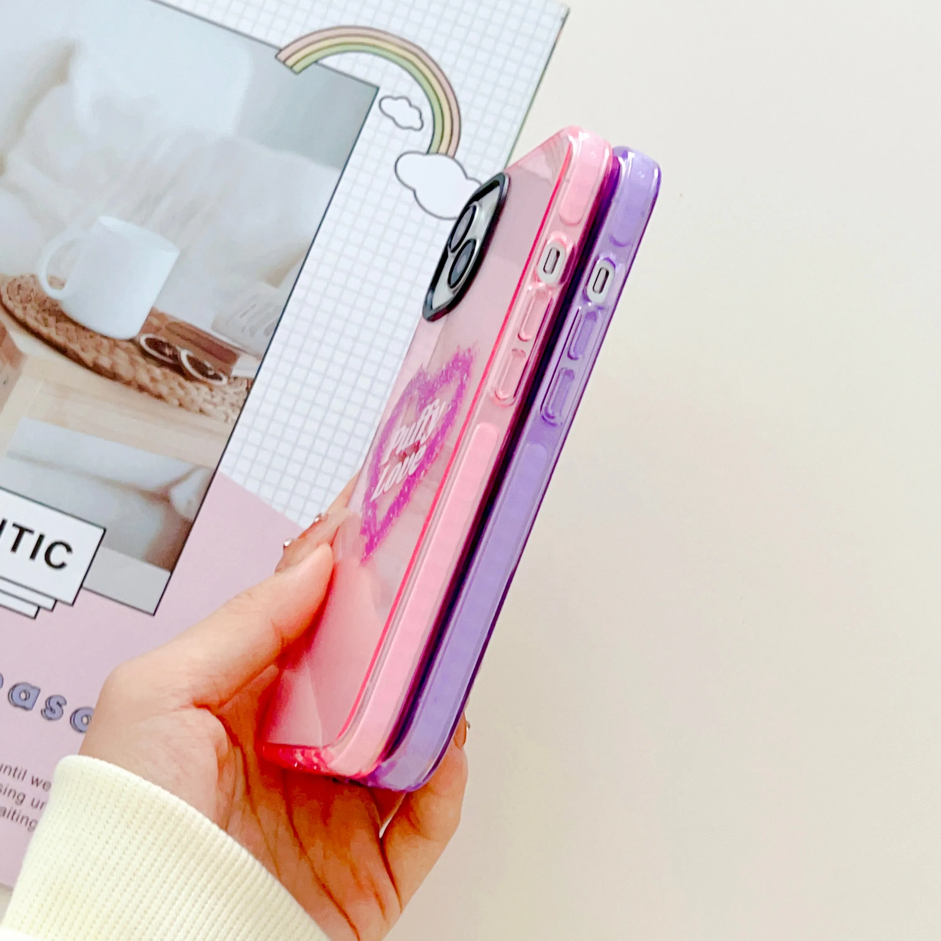 Puffy Love ! Designer Impact Proof Silicon Phone Case for iPhone