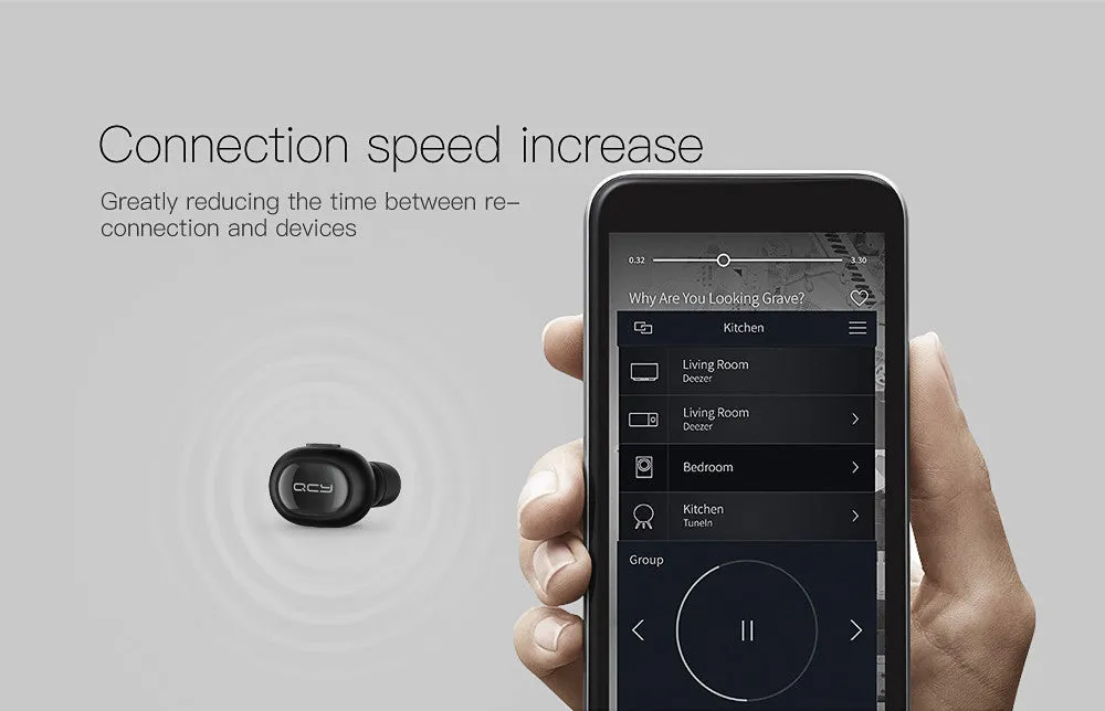 QCY® - Mini Earbuds Wireless Bluetooth 4.1