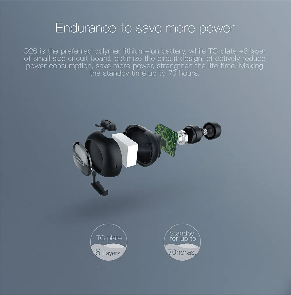 QCY® - Mini Earbuds Wireless Bluetooth 4.1