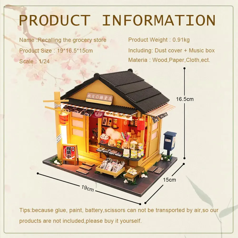"Grocery Store" Miniature Dollhouse Kit