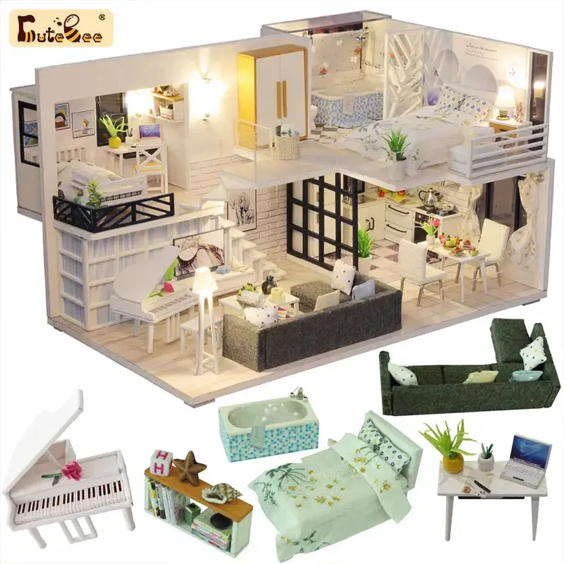 "Happy Time" Miniature Dollhouse Kit