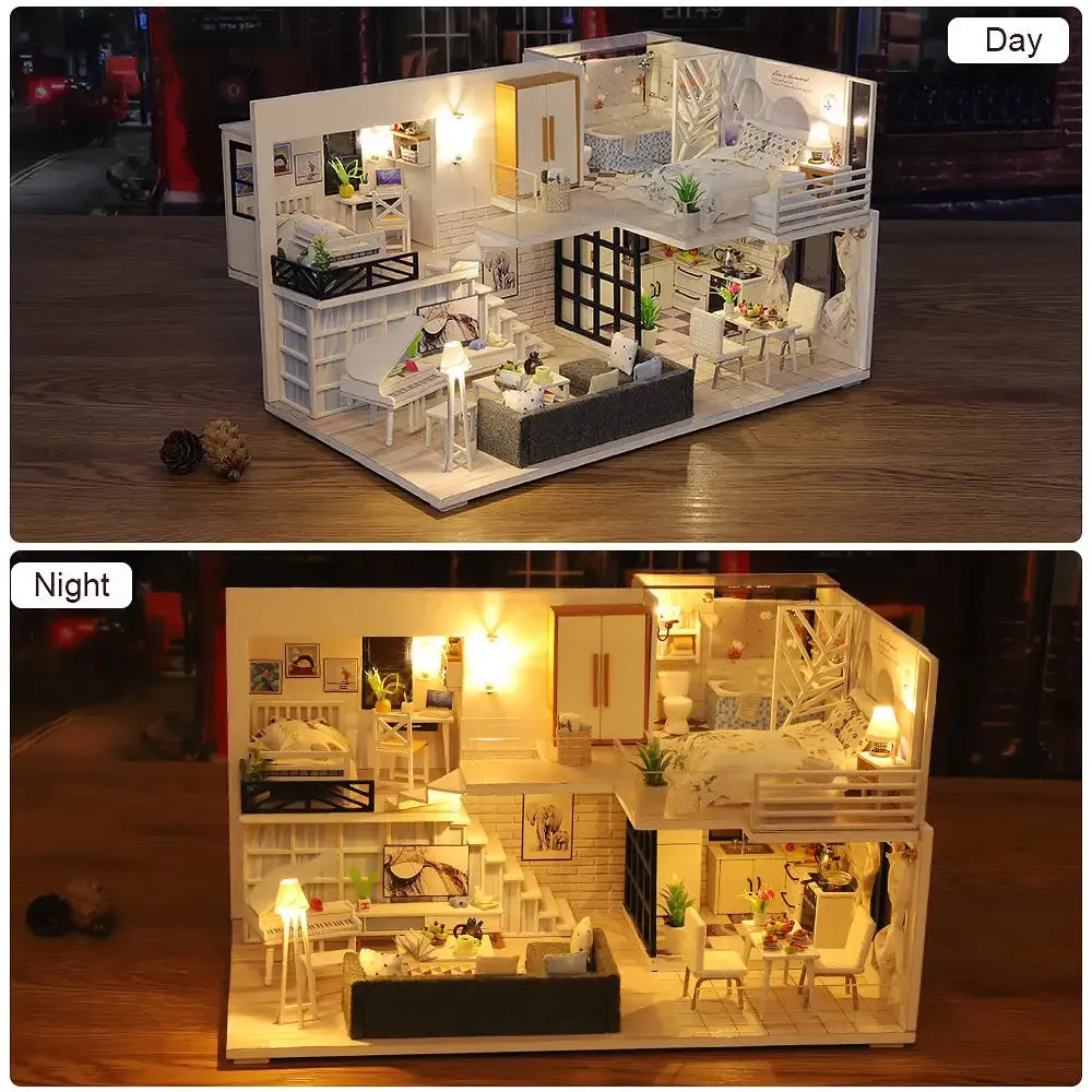 "Happy Time" Miniature Dollhouse Kit