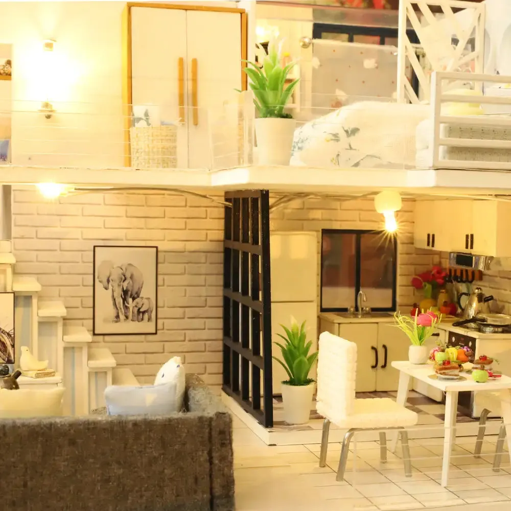 "Happy Time" Miniature Dollhouse Kit