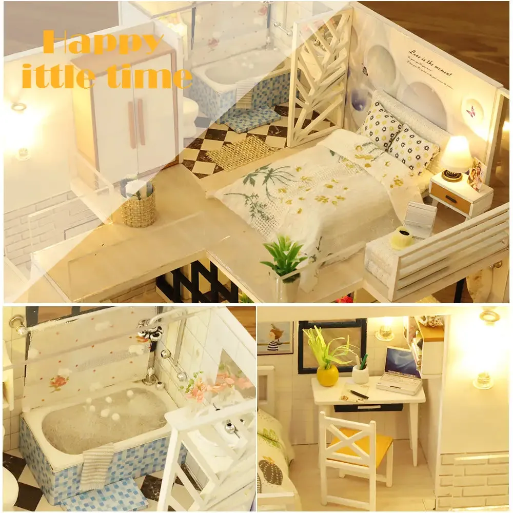 "Happy Time" Miniature Dollhouse Kit