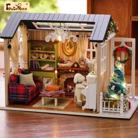 "Holiday Time" Miniature Dollhouse Kit