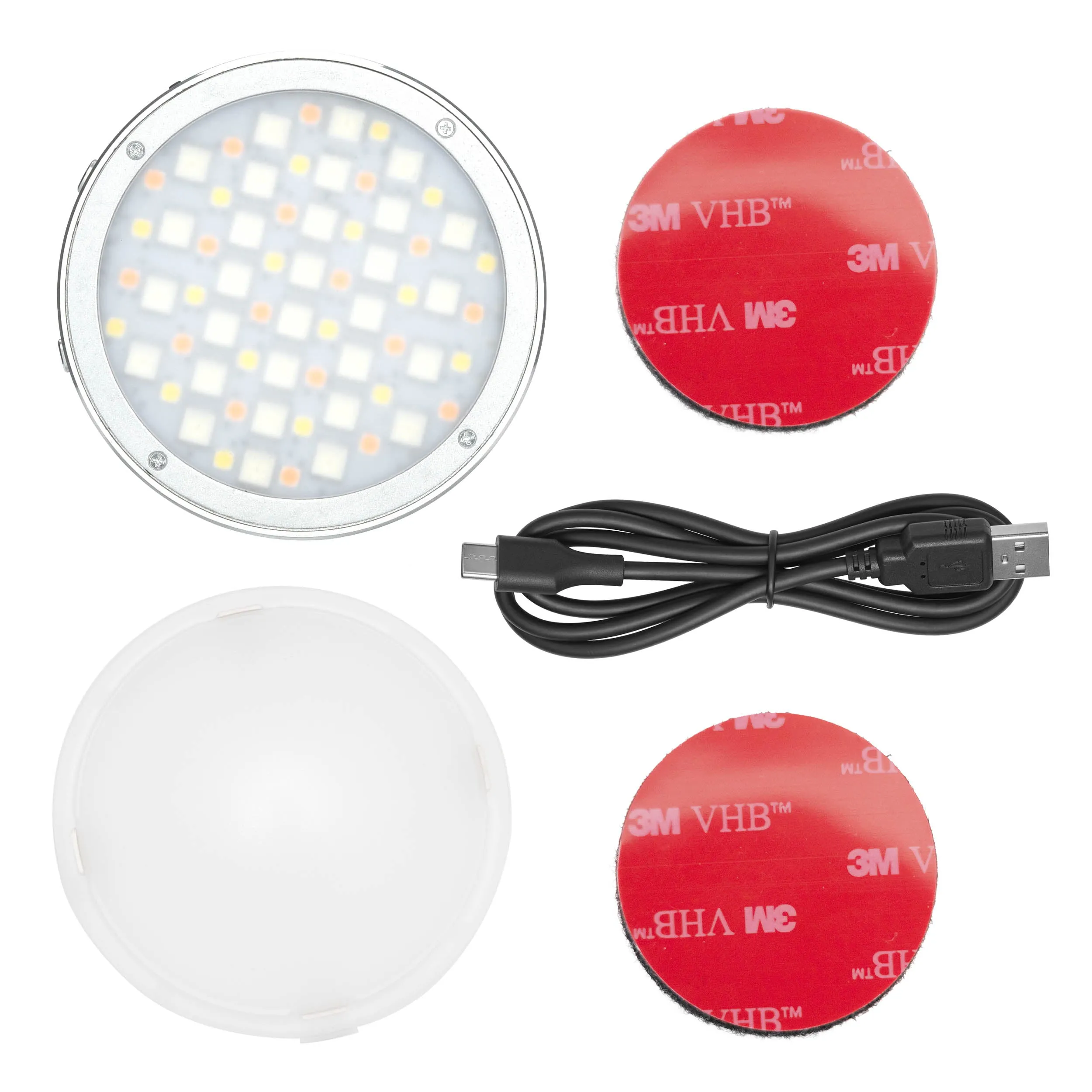 R1 Round RGB Creative Compact Lightweight LED Light