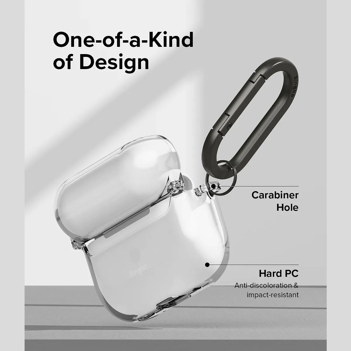 Ringke Hinge Case for AirPods Pro 2 (Clear)