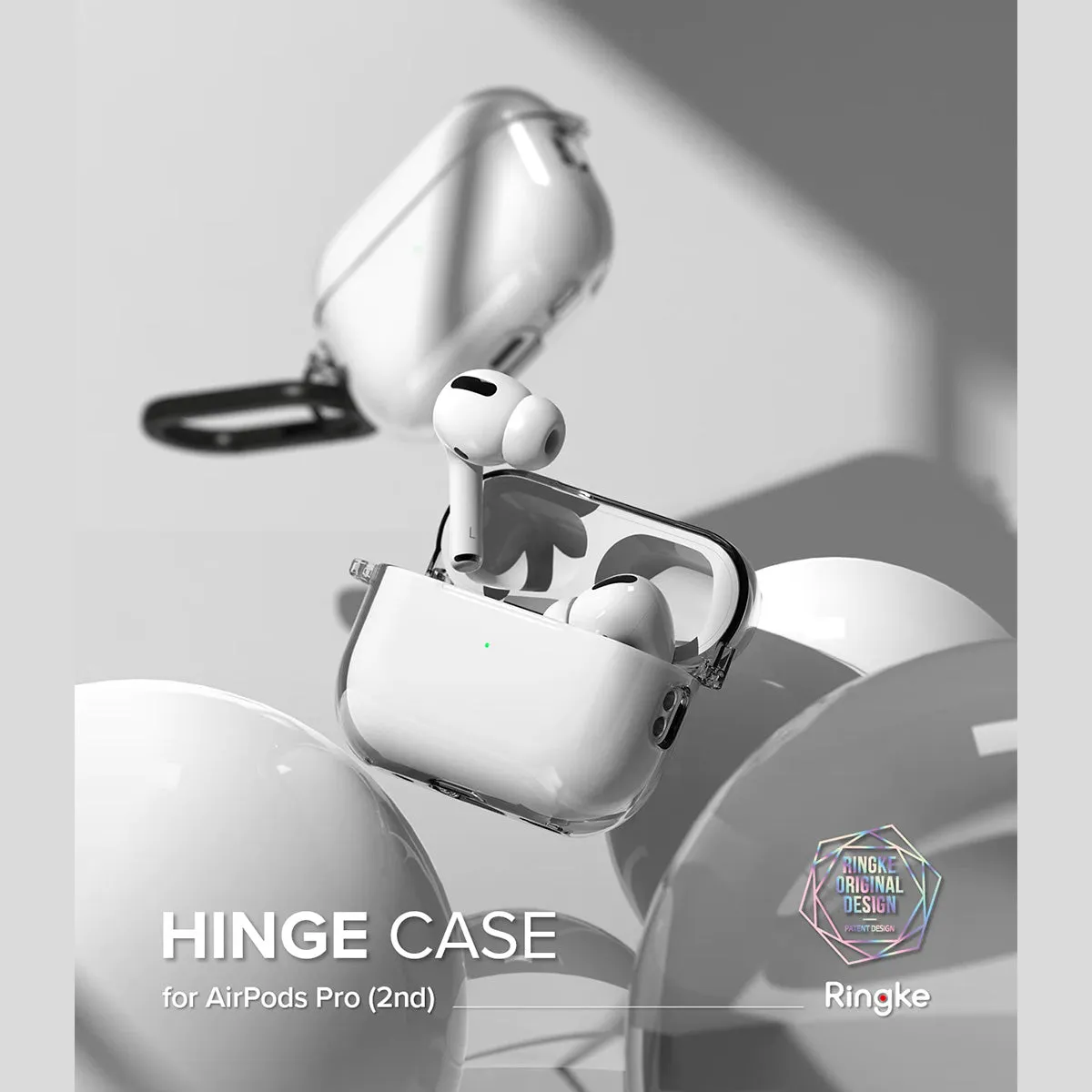Ringke Hinge Case for AirPods Pro 2 (Clear)
