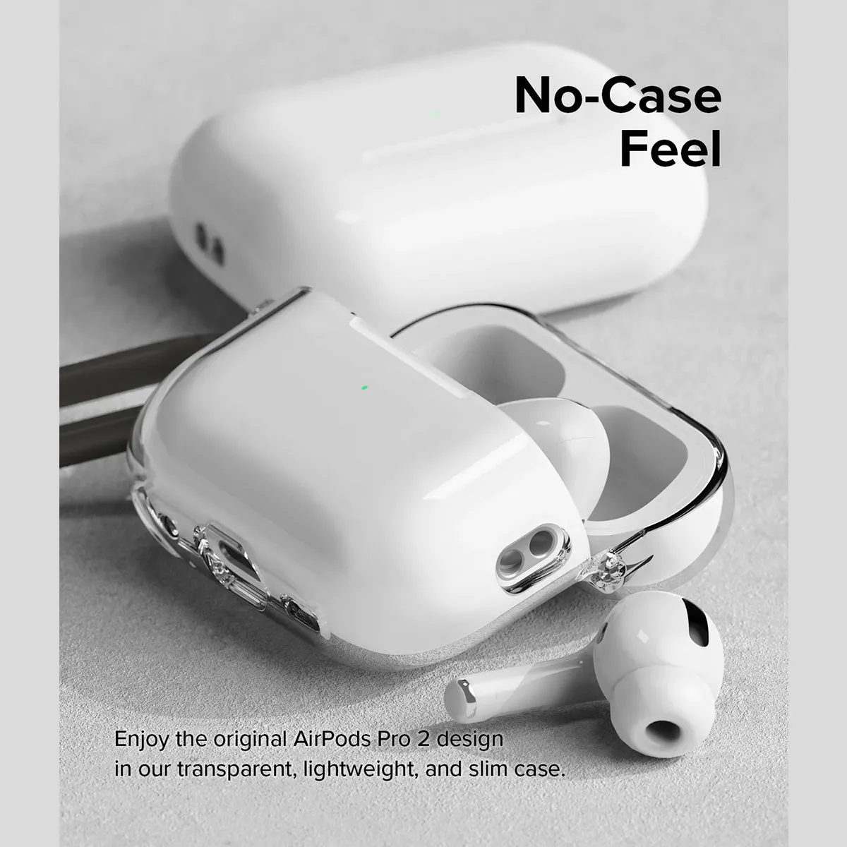 Ringke Hinge Case for AirPods Pro 2 (Clear)