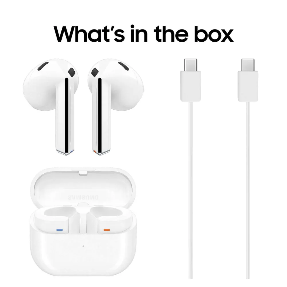 Samsung Galaxy Buds3 In-Ear Wireless Earbuds - White | SM-R530NZWAEUA
