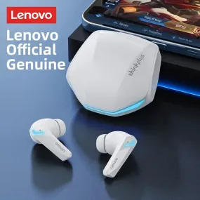 Sharkfin Design Wireless Earbuds Lenovo Bluetooth Gaming-Quality Headphones