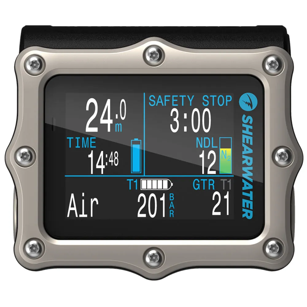 Shearwater Perdix 2 Ti with Swift Transmitter