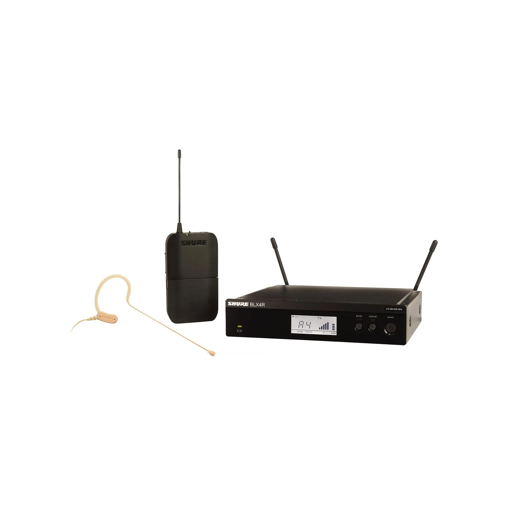 Shure BLX Headset System With Body Pack - RackMountable - J10 Band
