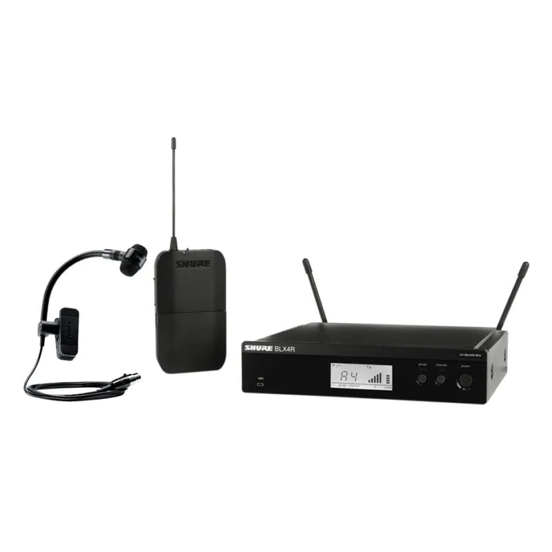 Shure BLX14/P98H Wireless Instrument System with PGA98H Clip-On Horn Microphone