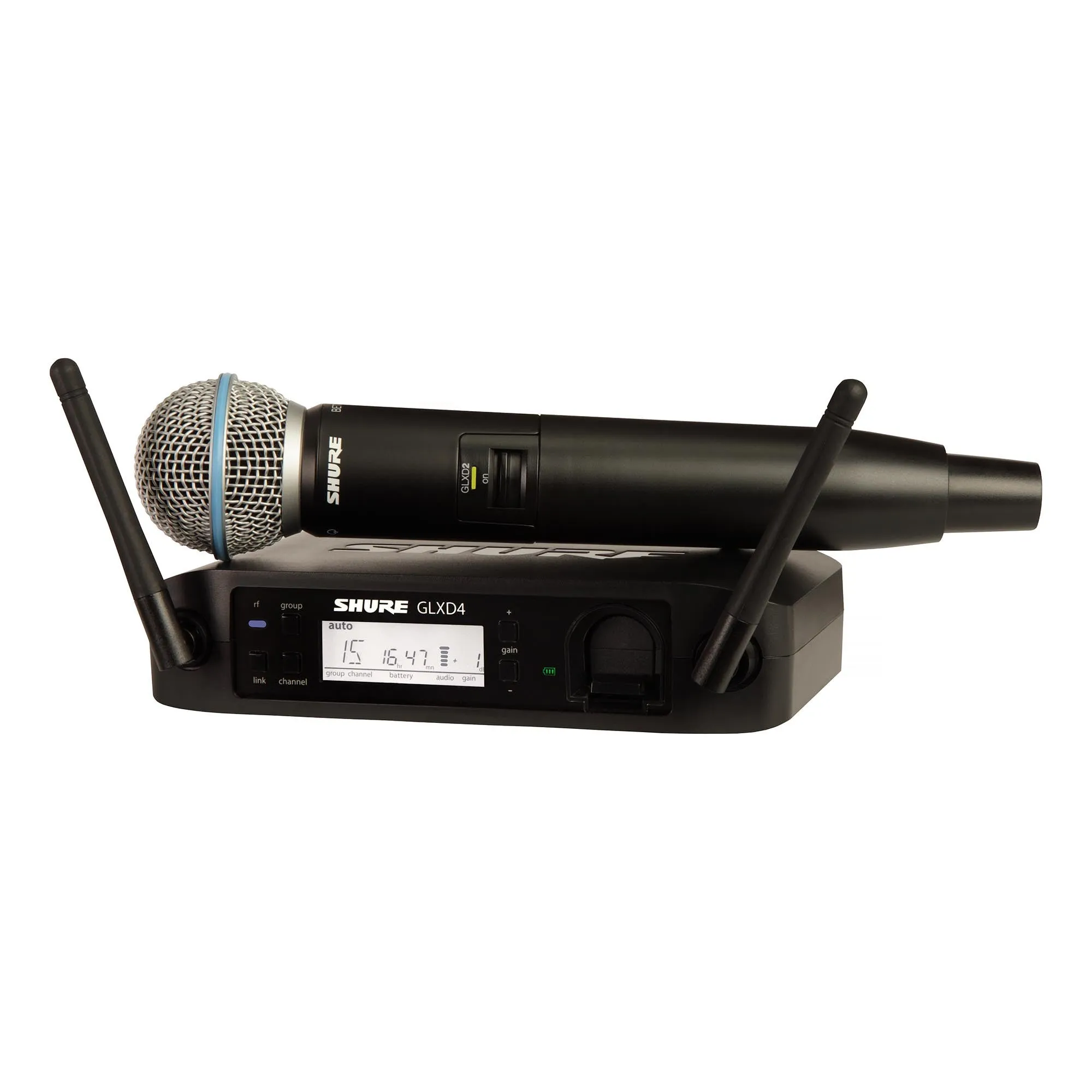 Shure GLX-D Digital Wireless Handheld System With Beta 58 - Z2 Band