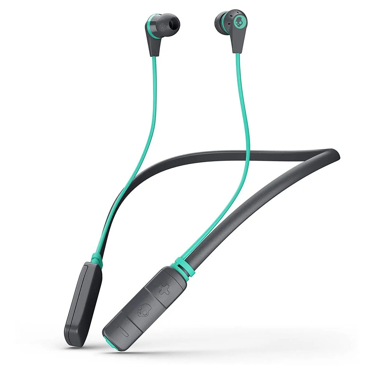 Skullcandy Ink&#39;d Bluetooth Wireless Earbuds with Mic - Gray/Miami
