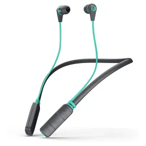 Skullcandy Ink&#39;d Bluetooth Wireless Earbuds with Mic - Gray/Miami