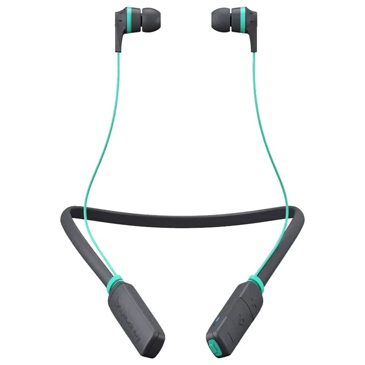 Skullcandy Ink&#39;d Bluetooth Wireless Earbuds with Mic - Gray/Miami