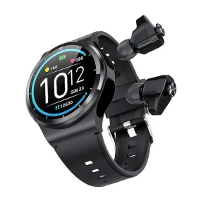Smart Watch with Earbuds 1.28 inch Waterproof Bluetooth Fitness Watch